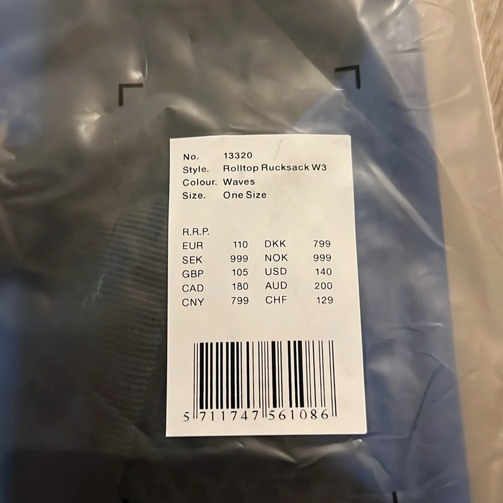 RAINS Rolltop Rucksack Backpack - Picture 5 of 5